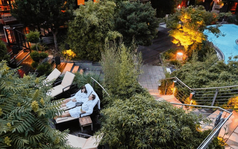 Bali Therme Bad Oeynhausen Wellnesspaket Außenbereich